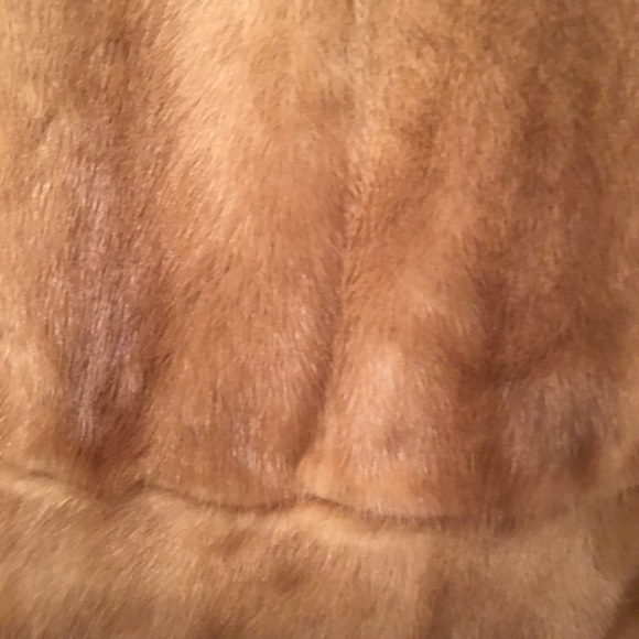 Real Natural Mink Fur Coat Jacket. Size L - Picture 8 of 13